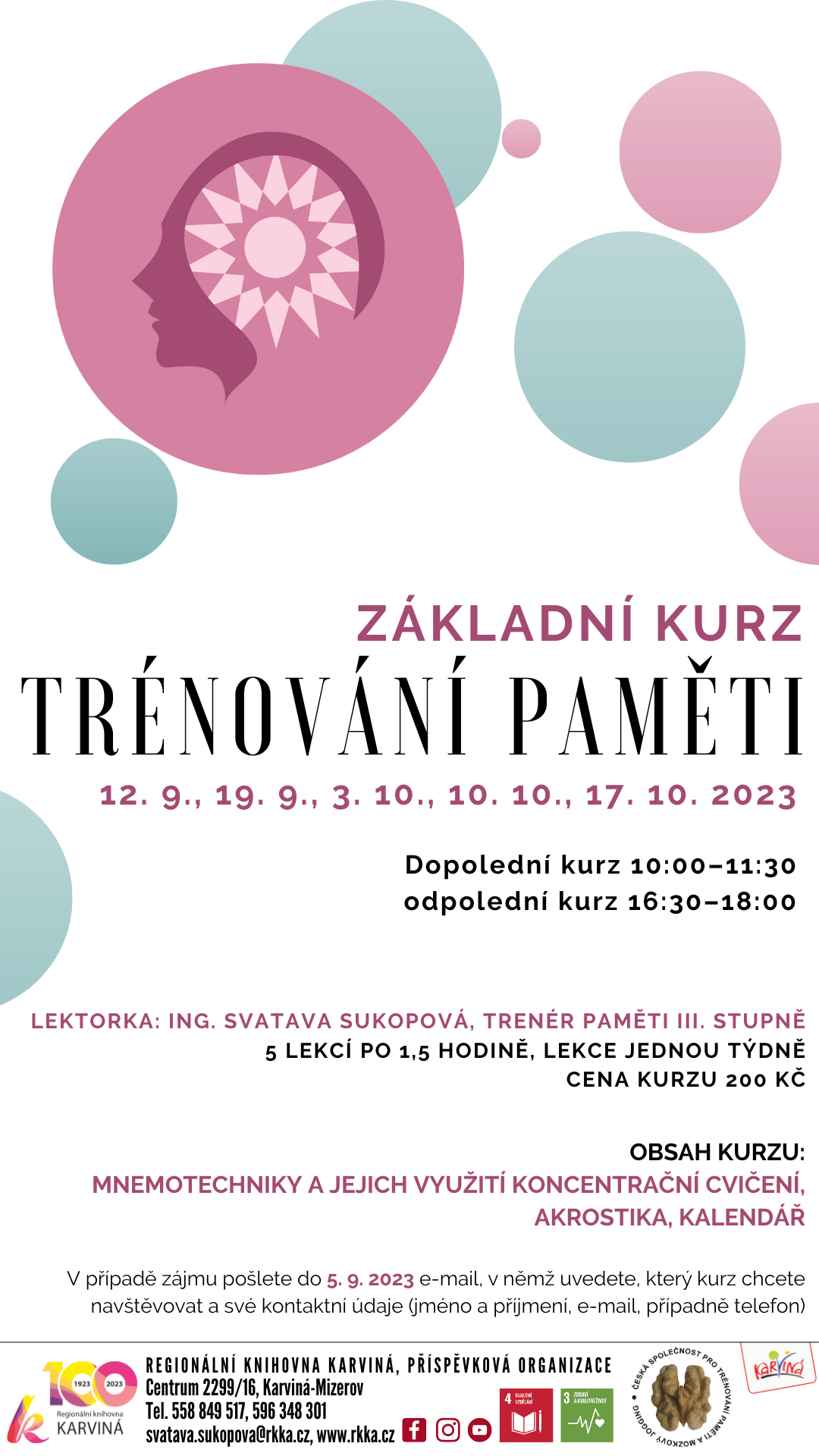 Trénování paměti - základní kurz 